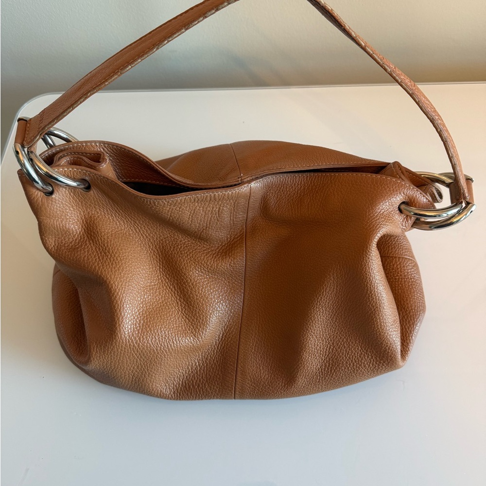 Furla Leather Hobo Shoulder Bag